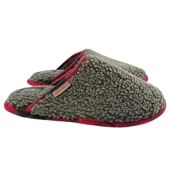 New Eddie Bauer mens slippers size 11 44 gray red plaid
Wool Christmas holiday main image 11